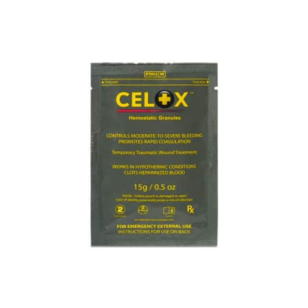 celox hemostatic granules front