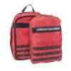 mojo rescue pack separated with patch closed front red