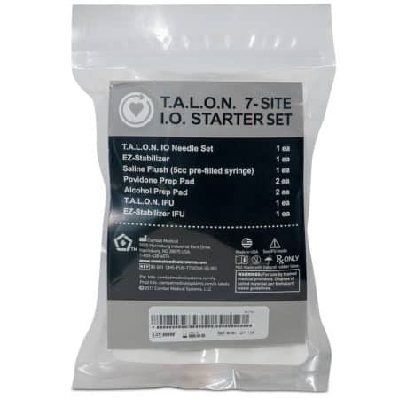 talon 7 site intraosseous starter set bag